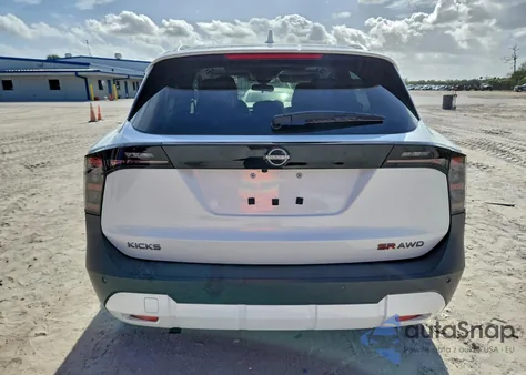 2025 Nissan Kicks Sr z USA, uszkodzony, nr VIN 3N8AP6DD7SL433566